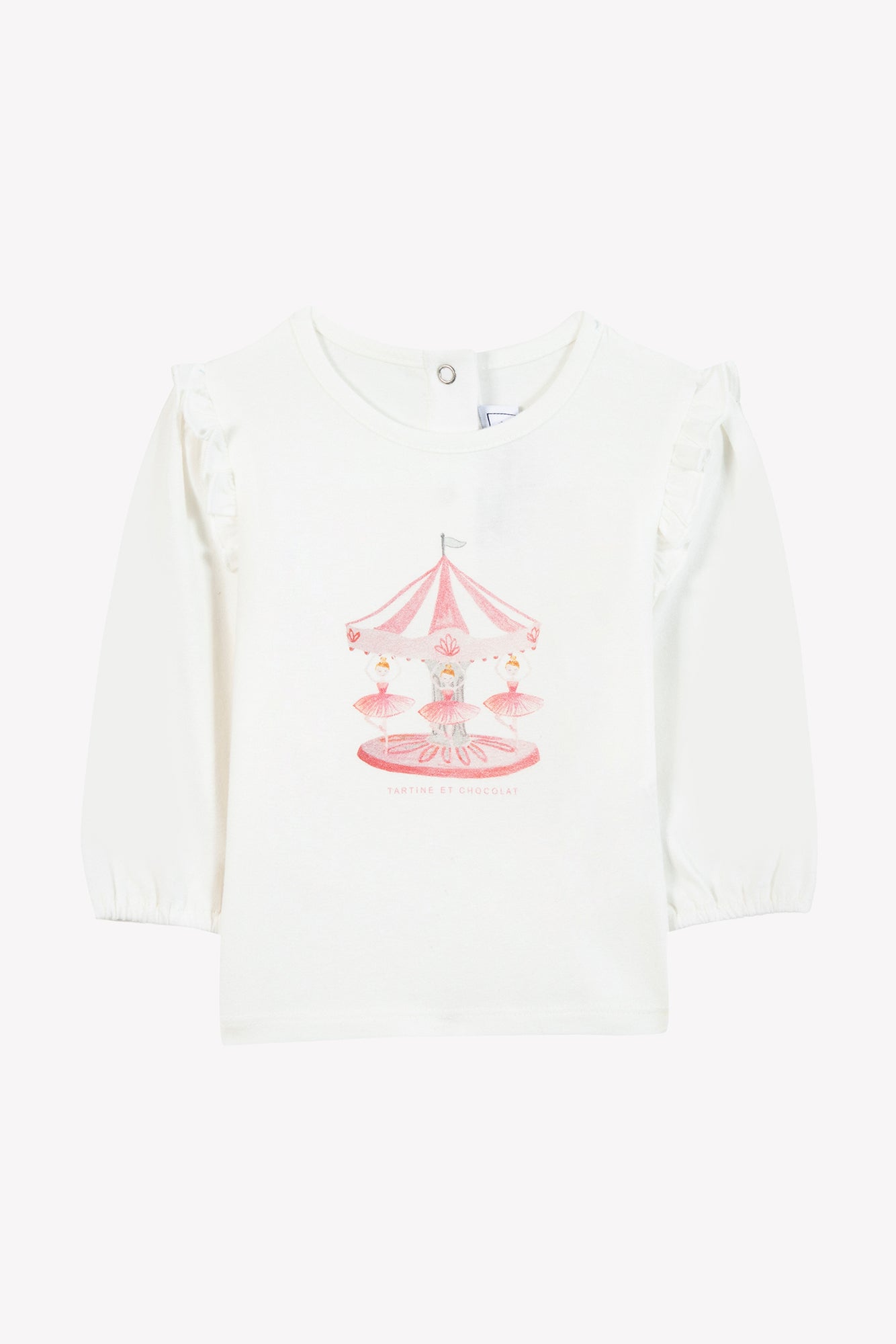 T-shirt praline Illustration merry -go -round