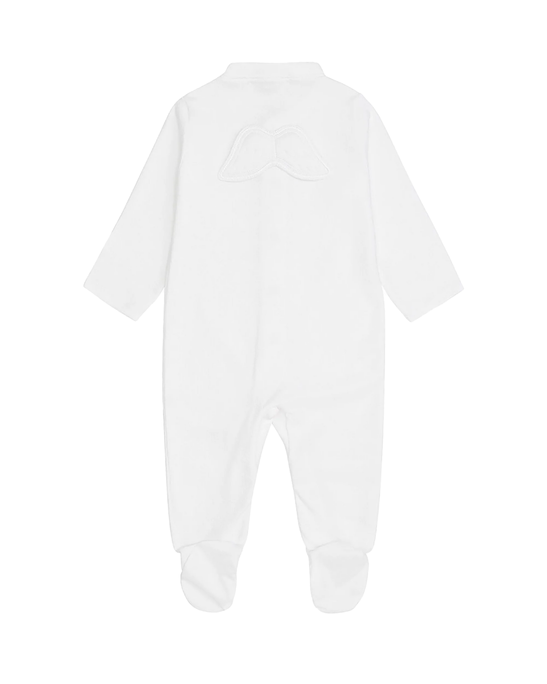 Angel Wing™ Pointelle Sleepsuit - White