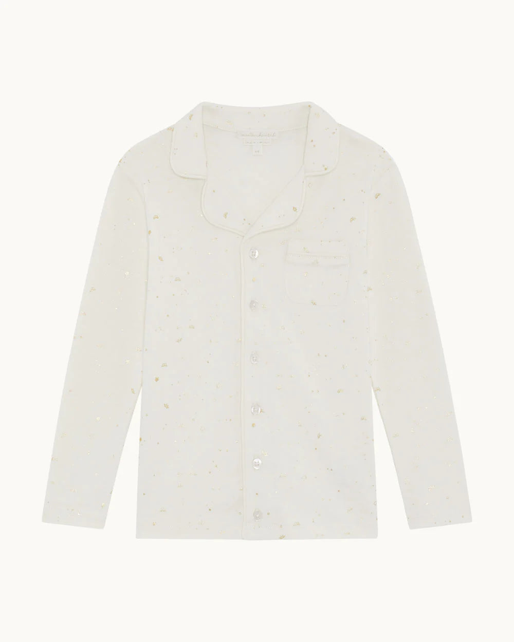 Aspen Star & Crown Child Pyjama - Natural