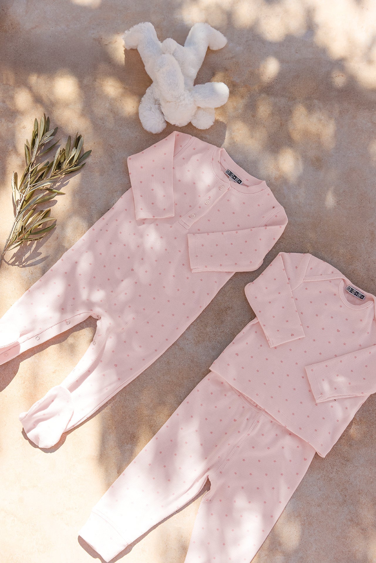 PAJAMAS 2 PIECES - PINK PERFECT STARS