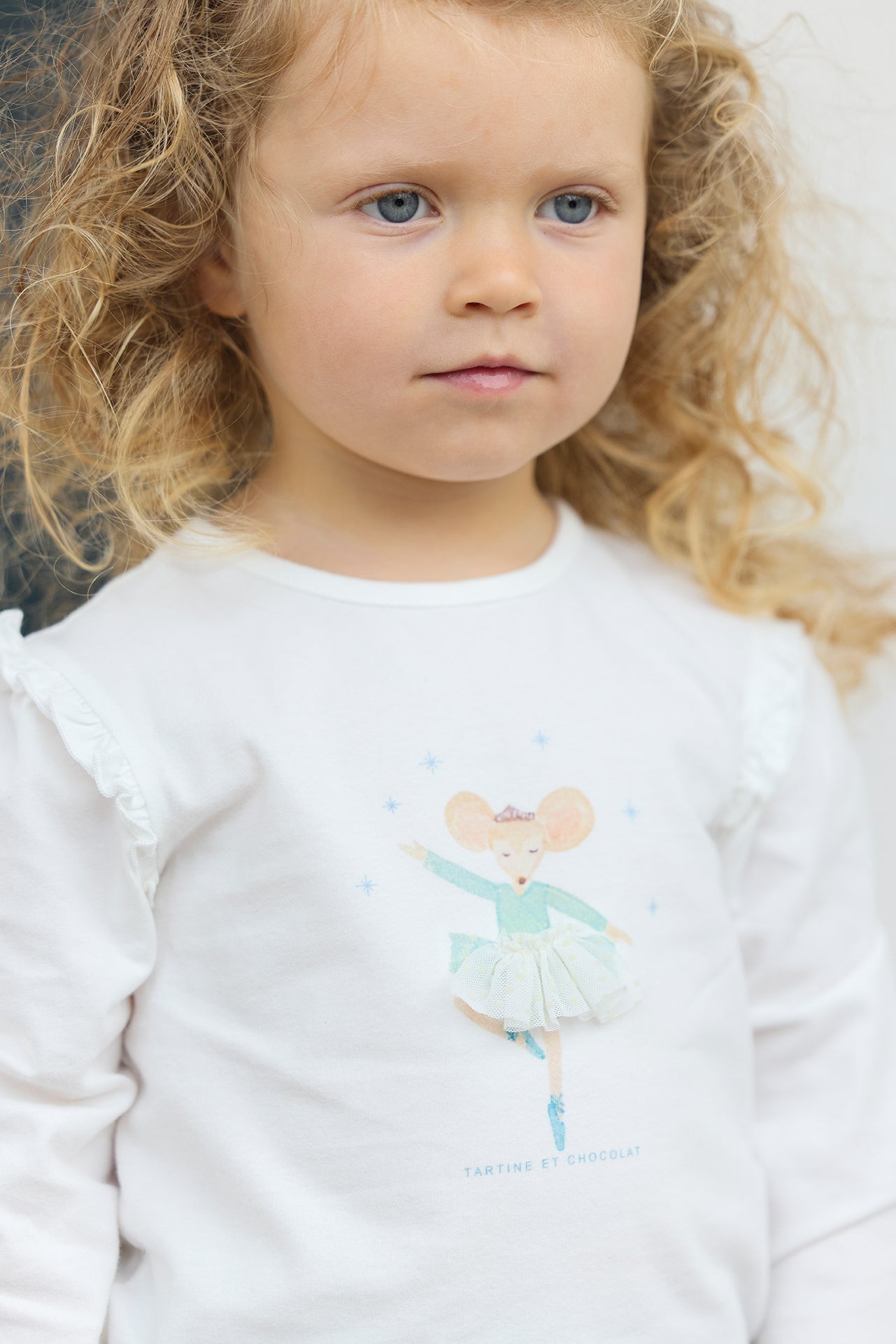 T-SHIRT Ecru Illustration winter garden