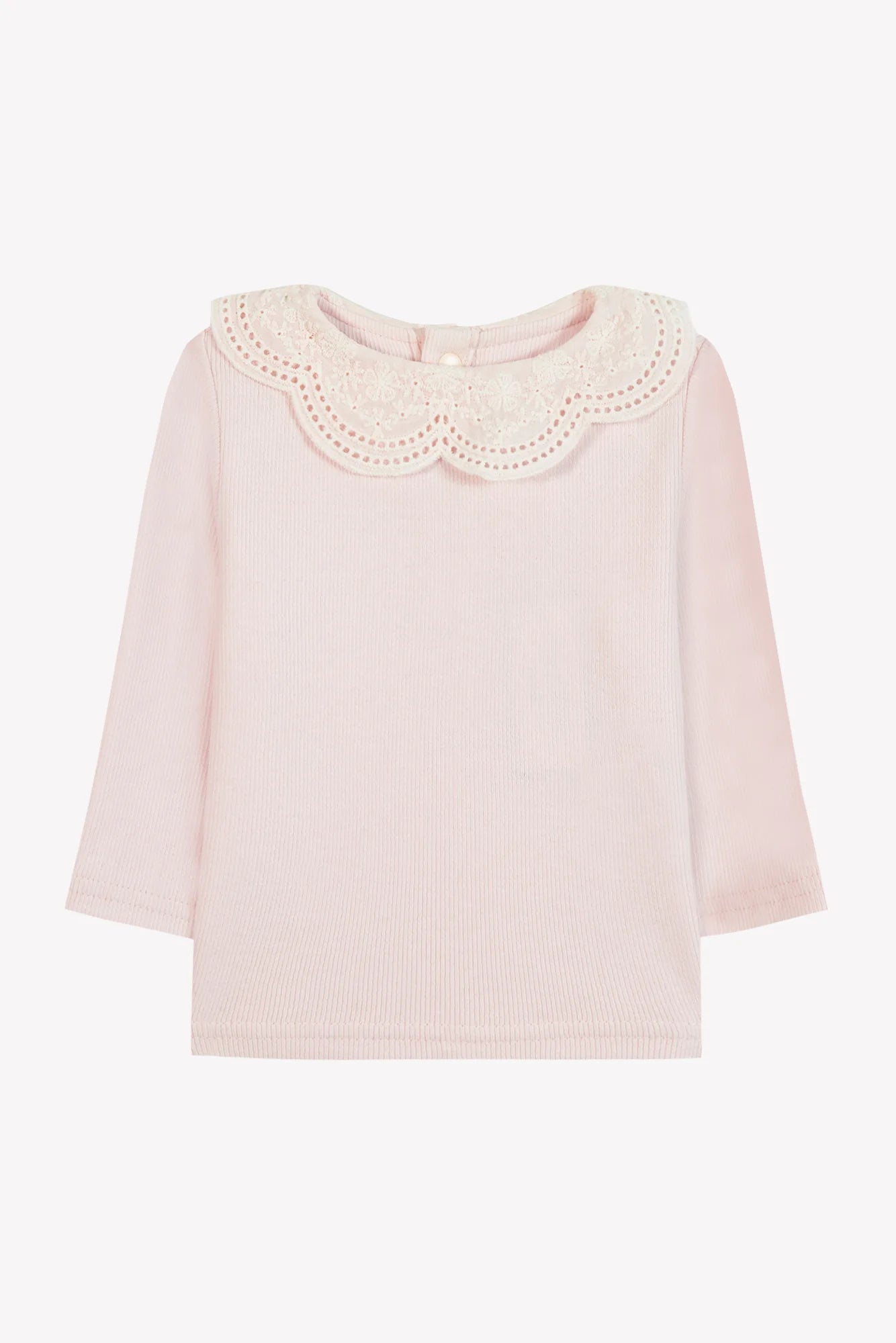 T-SHIRT Pale pink Collar Race
