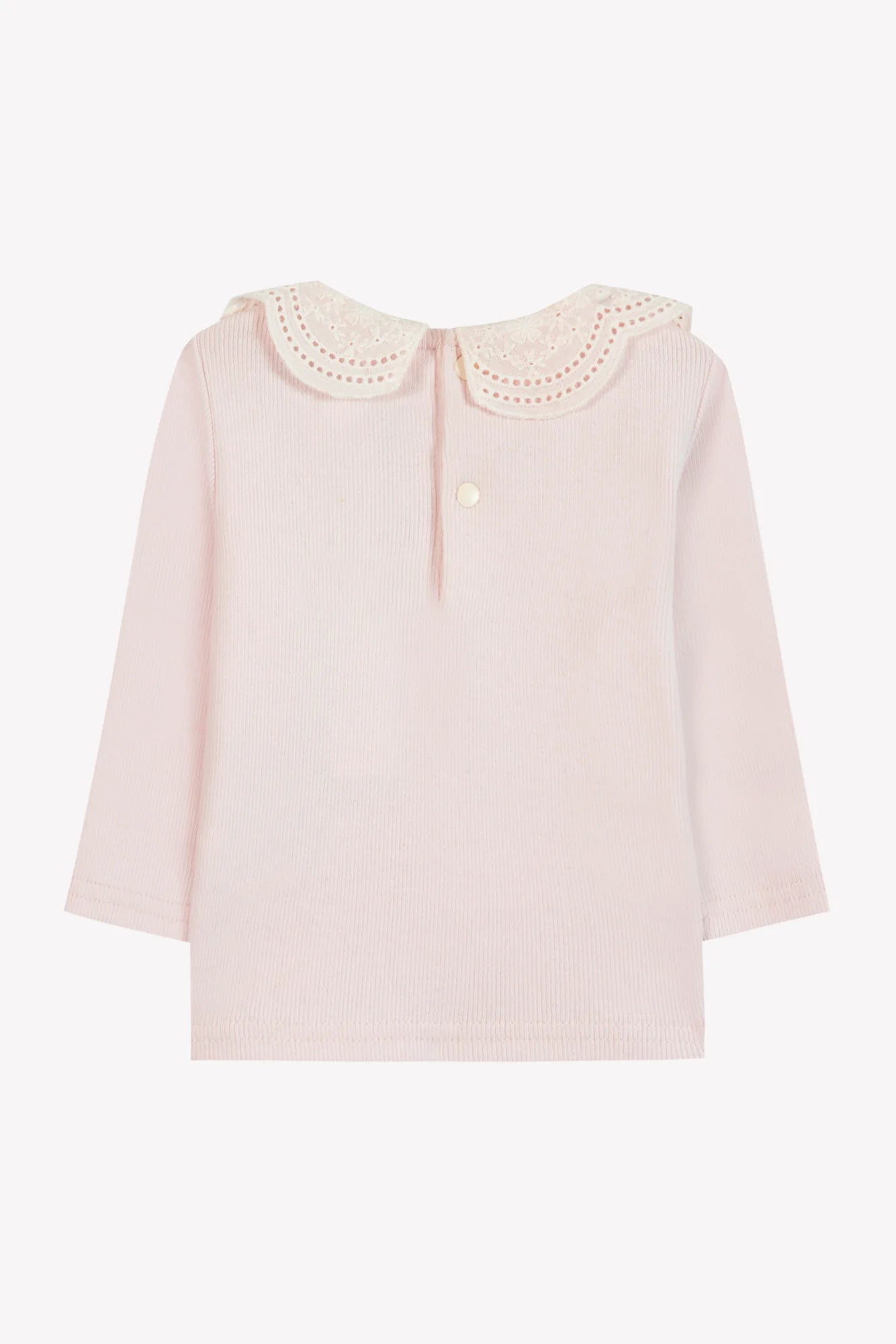 T-SHIRT Pale pink Collar Race