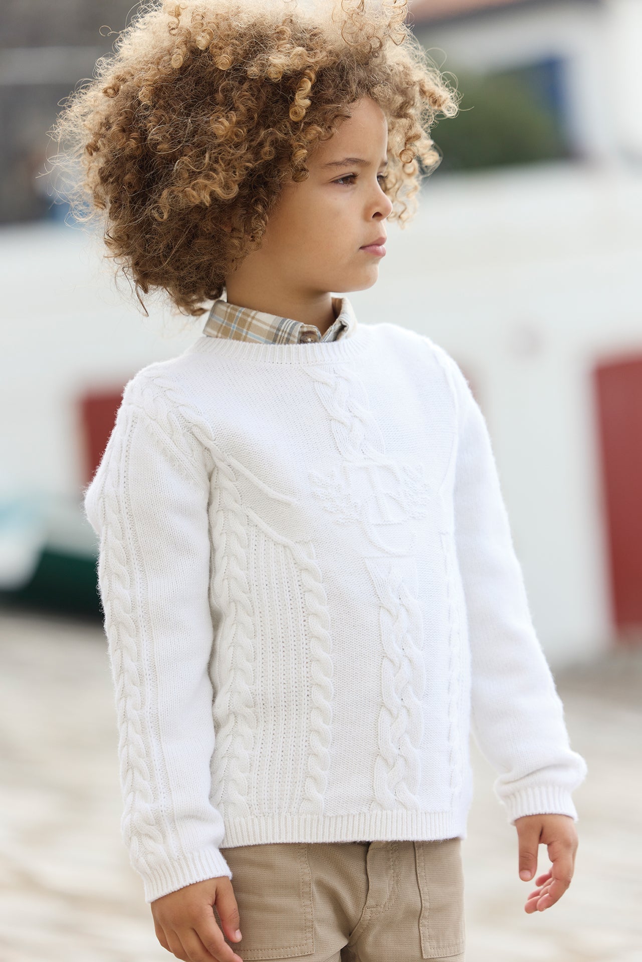 SWEATER Ecru TC signature