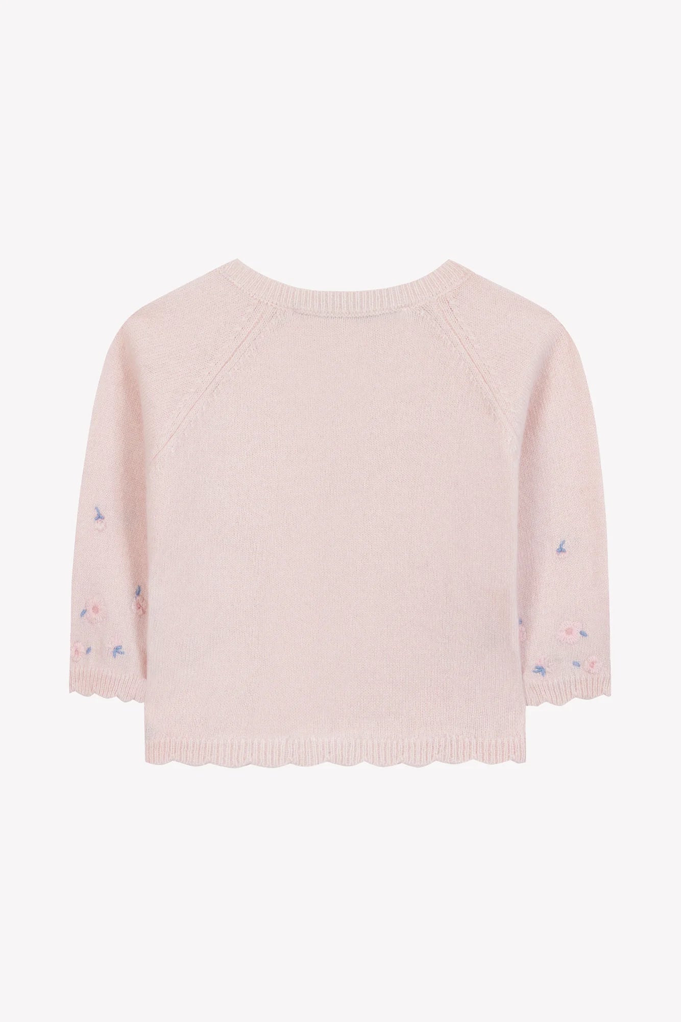 CARDIGAN Pale pink Embrodery eglantine
