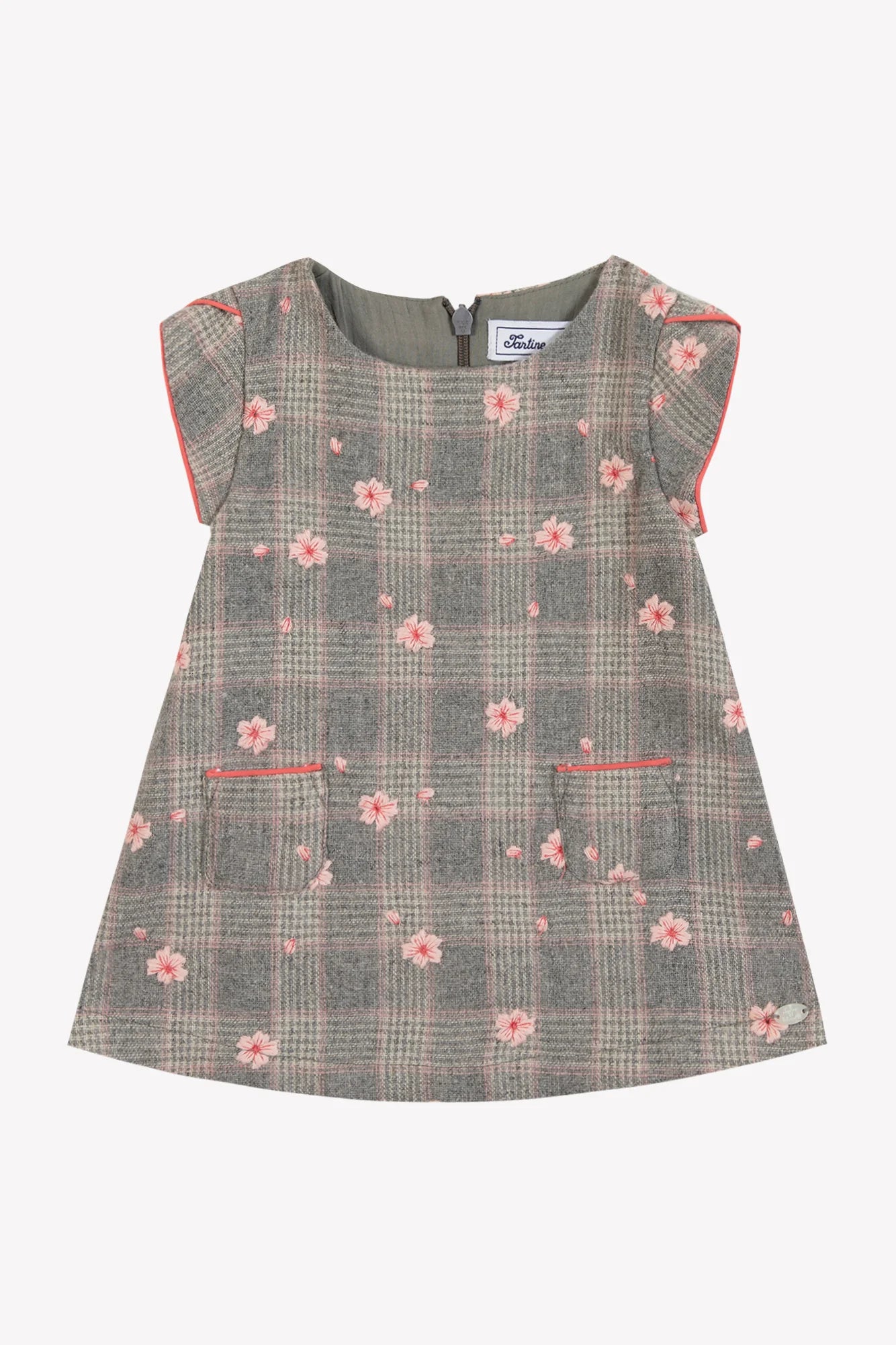 DRESS Grey flower
