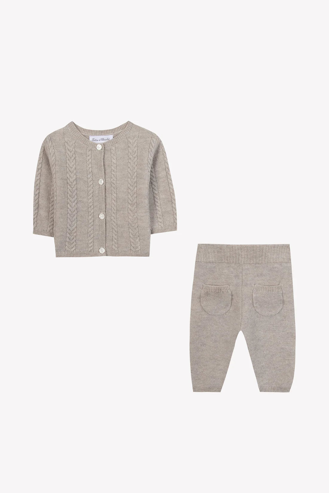 OUTFIT LONG MOKA TORSADES