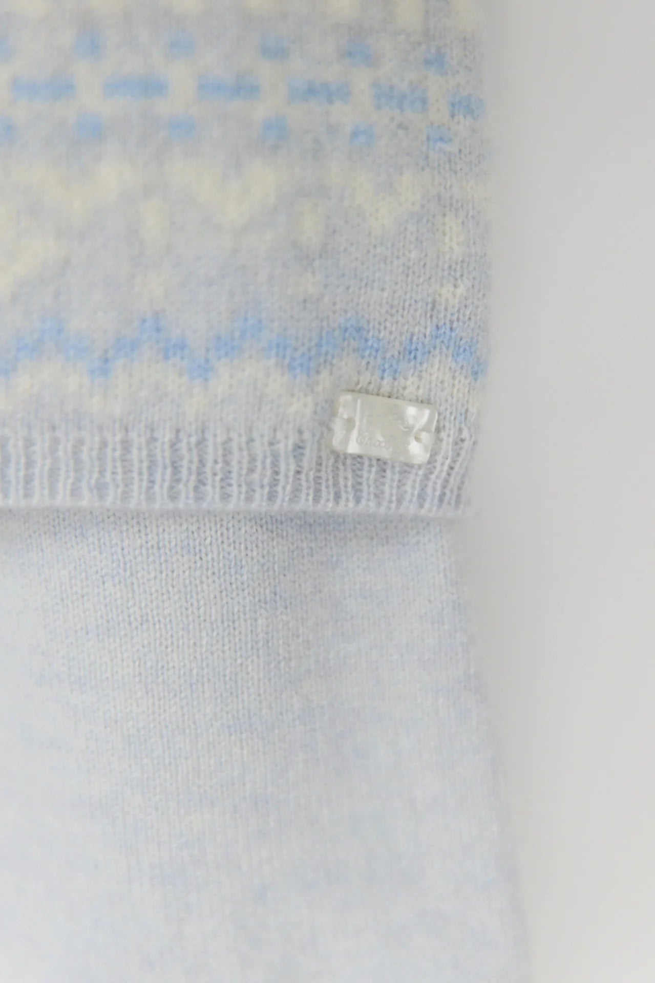 Outfit Long Blue heather jacquard